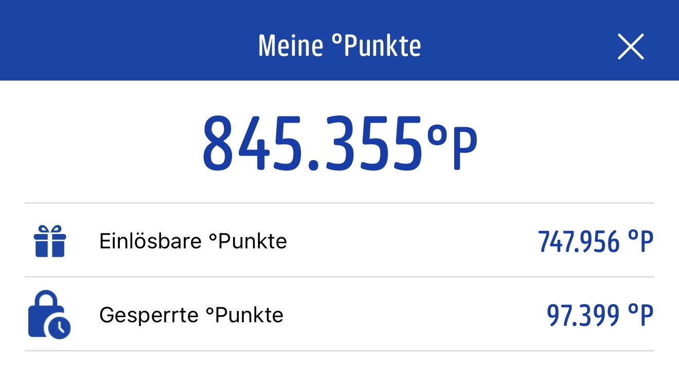Meine punkte von Harun Caliskan Paybackhunter